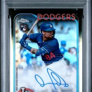 Baseball Topps Andy Pages 2024 Topps Chrome Update Autograph Ref. Rc #'D 237/499 PSA 10