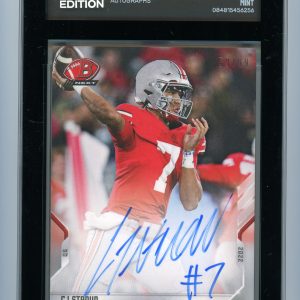 Basketball Topps C.J. Stroud 2021 Topps Bowman Next Autographs #'D 59/99 Rare Edition 9