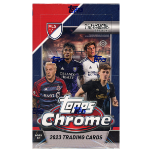 Soccer Topps 2023 Topps Chrome MLS Soccer Hobby 12 Box Case