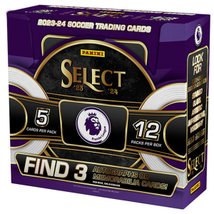 Soccer Panini 2023/24 Panini Select Epl Soccer Hobby 12 Box Case