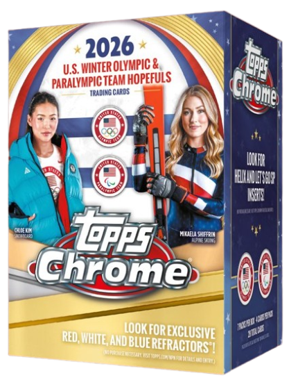 Sports Topps 2026 Topps Chrome Us Winter Olympic & Paralympic Team Hopefuls Blaster 40 Box Case