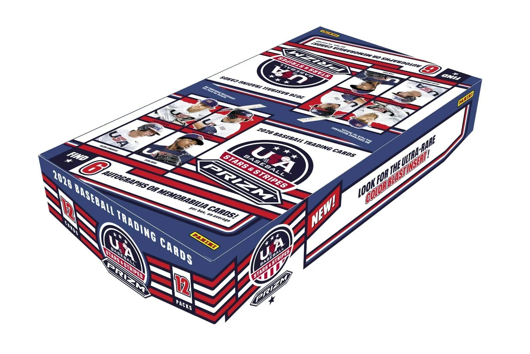 Baseball Panini 2026 Panini Stars And Stripes Usa Baseball Hobby 12 Box Case