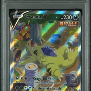 Pokémon Tyranitar V 2021 Pokemon Battle Styles Full Art #155/163 PSA 9