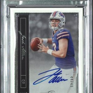 Sports Panini Josh Allen 2018 Panini One Autograph Rc #'D 44/49 PSA 10 Auto Auth.