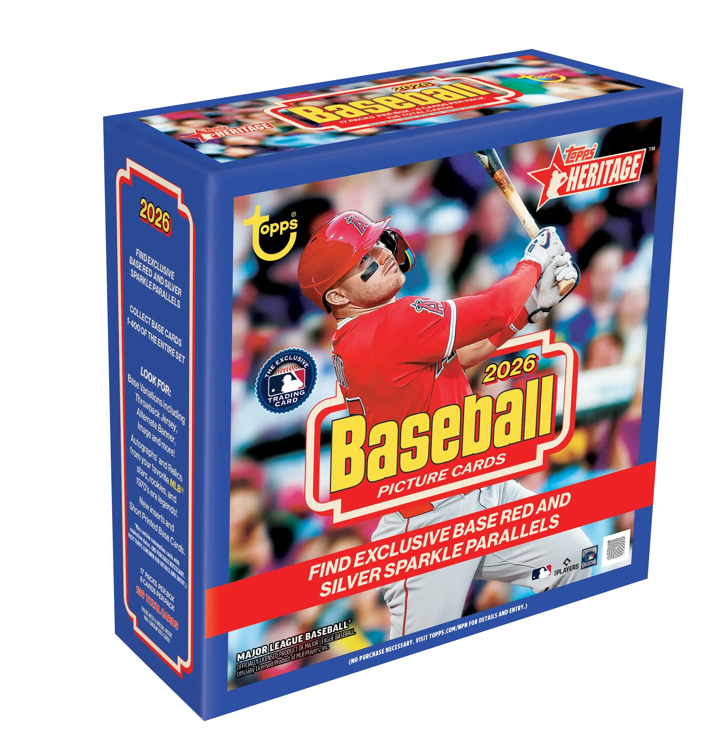 Baseball Topps 2026 Topps Heritage Baseball Mega 20-Box Case
