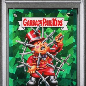Sports Topps Mick Daggers 2022 Gpk Sapphire Green #'D 21/50 PSA 10