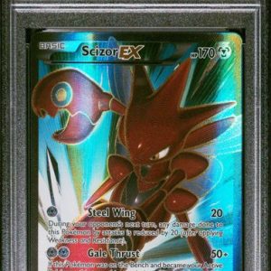 Pokémon Scizor EX PokéMon XY Breakpoint Full Art #119/122 PSA 10