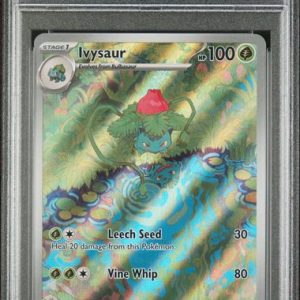 Pokémon Ivysaur PokéMon 151 Illustration Rare #167/165 PSA 10