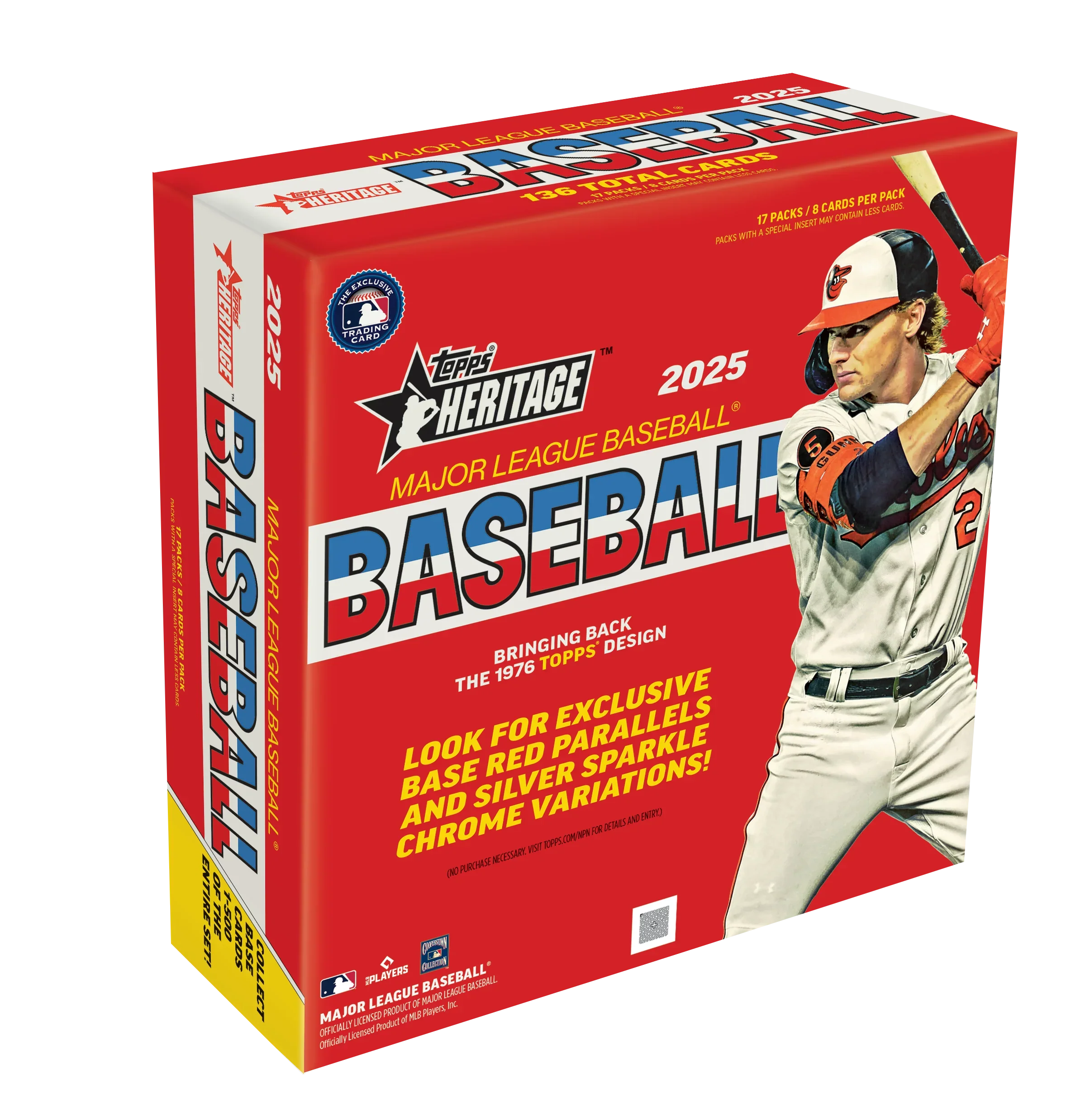 Baseball Topps 2025 Topps Heritage Baseball Mega 20 Box Case