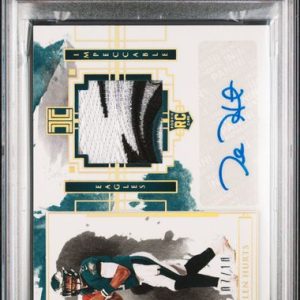 Sports Panini Jalen Hurts 2020 Panini Impeccable RPA Gold #'D 07/10 PSA 9
