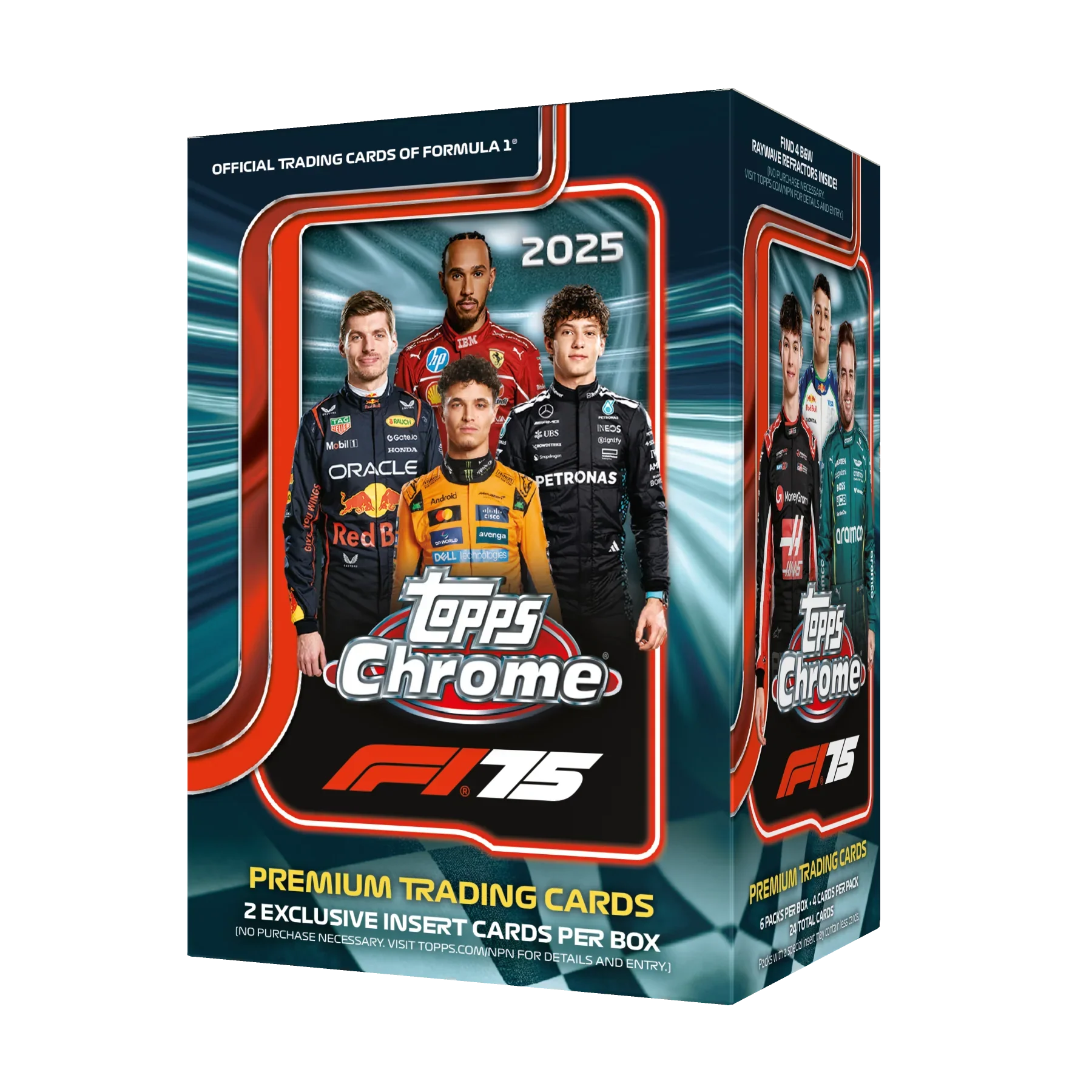 Racing Topps 2025 Topps Chrome Formula 1 Racing Blaster 40 Box Case