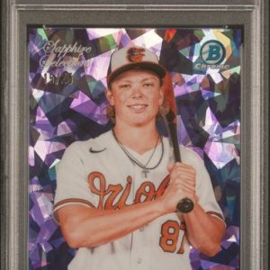 Baseball Bowman Jackson Holliday 2023 Bowman Chrome Sapphire Selections 15/25 PSA 10