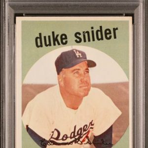 Baseball Topps Duke Snider 1959 Topps #20 PSA 7
