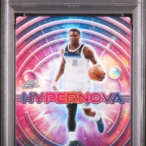 Basketball Topps Anthony Edwards 2025 Topps Cosmic Chrome Hypernova PSA 10