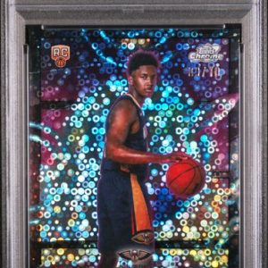 Basketball Topps Derik Queen 2025 Topps Cosmic Chrome Geocentric Black Eclipse #'D 09/10 PSA 10