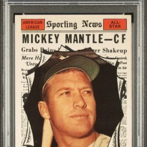 Baseball Topps Mickey Mantle 1961 Topps All Star #578 PSA 6