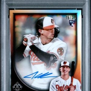 Baseball Topps Adley Rutschman 2023 Topps Transcendent Collection Vip Auto #'D 15/25 PSA 9