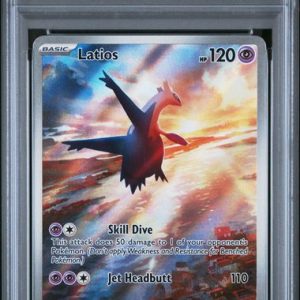 Pokémon Latios PokéMon Surging Sparks Illustration Rare #203/191 PSA 10