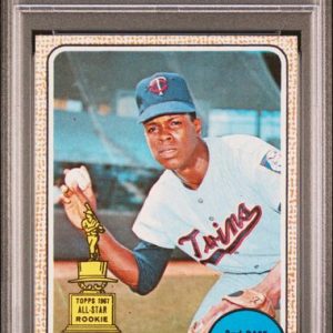 Baseball Topps Rod Carew All-Star Rookie 1968 Topps #80 PSA 8