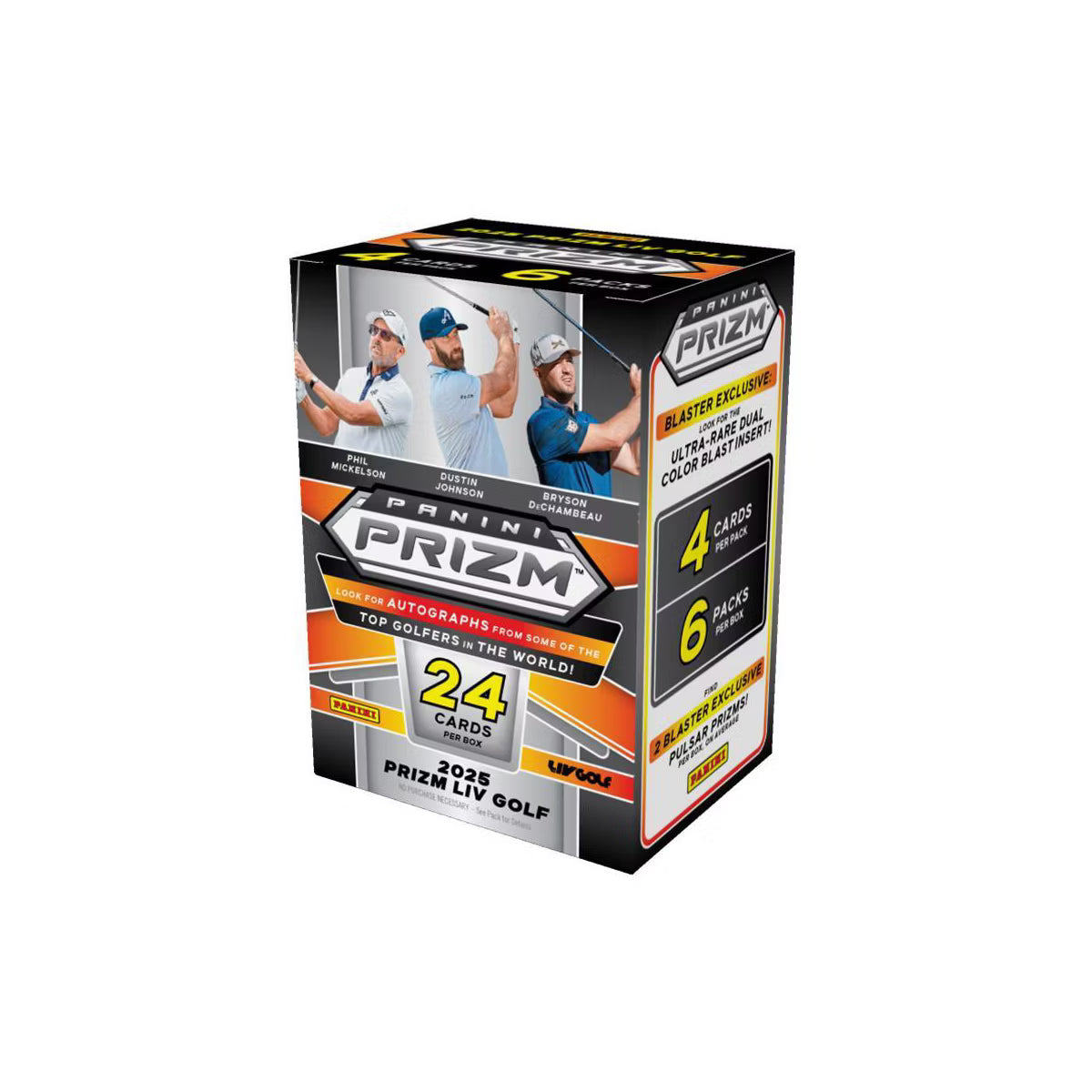 Golf Panini 2025 Panini Prizm Liv Golf Blaster 20 Box Case