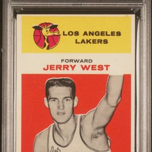 Basketball Jerry West 1961 Fleer #43 PSA 5