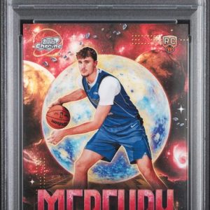 Basketball Topps Cooper Flagg 2025 Topps Cosmic Chrome Planetary Pursuit Mercury SSP PSA 8