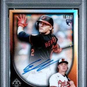 Baseball Topps Gunnar Henderson 2023 Topps Transcendent Collection Vip Auto #'D /25 PSA 10