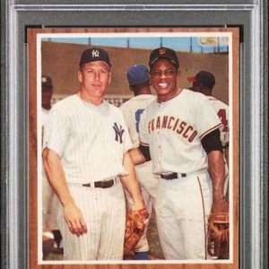 Baseball Topps Managers' Dream Mantle Mays 1962 Topps #18 PSA 6