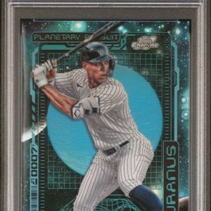 Baseball Topps Aaron Judge 2023 Topps Cosmic Chrome Planetary Pursuit Uranus PSA 9