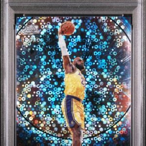 Basketball Topps Lebron James 2025 Topps Cosmic Chrome Re-Entry Black #'D 09/10 PSA 9