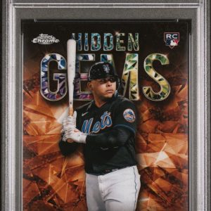 Baseball Topps Francisco Alvarez 2023 Topps Chrome Hidden Gems Rookie Card PSA 10
