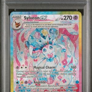 Pokémon Sylveon EX PokéMon Prismatic Evolutions Special Illustration Rare #156/131 PSA 10