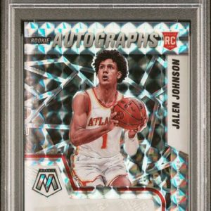 Basketball Jalen Johnson 2021 Mosaic Rookie Autographs PSA 10 Auto 10