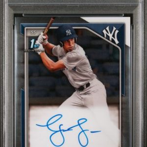 Baseball Bowman George Lombard Jr. 2024 Bowman 1st Chrome Prospect Auto PSA 10