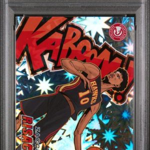 Basketball Panini Zaccharie Risacher 2024 Panini Revolution Kaboom Rc PSA 8