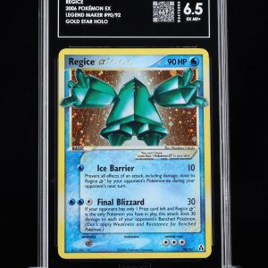 Pokémon Regice PokéMon EX Legend Maker Gold Star #90/92 Tag 6.5