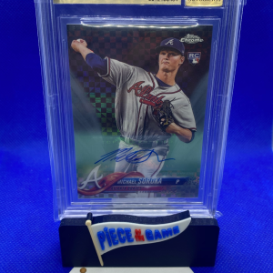 Baseball Topps Mike Soroka 2018 Topps Update X-Fractors Auto /125 BGS/Beckett 9.5/10