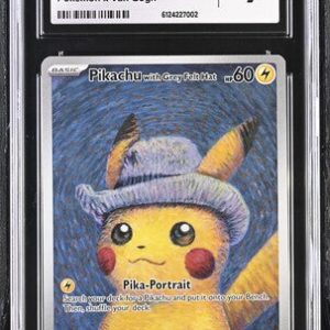 Pokémon Pikachu With Grey Felt Hat 2023 Pokemon Black Star Promo #085 CGC 9