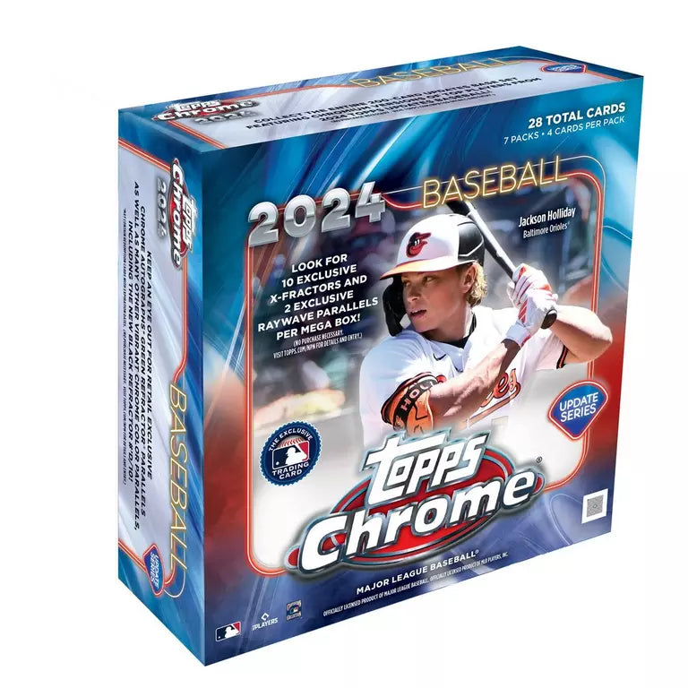 Baseball Topps 2024 Topps Chrome Update Series Baseball Mega 20 Box Case