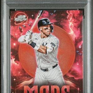 Baseball Topps Aaron Judge 2025 Topps Cosmic Chrome Planetary Pursuit Mars PSA 9