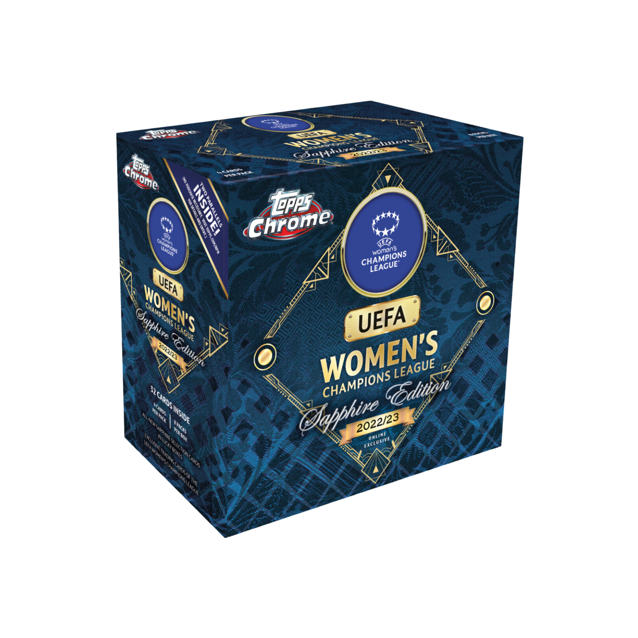 Soccer Topps 2022-23 Topps Uefa Womens Champions League Chrome Sapphire
