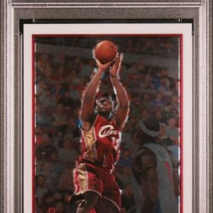 Basketball Topps Lebron James 2003 Topps Chrome Rookie Card PSA 8