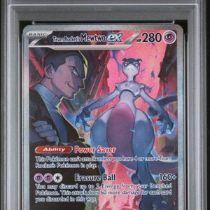 Pokémon Team Rocket'S Mewtwo EX PokéMon Destined Rivals Special Illustration Rare #231/182 PSA 10