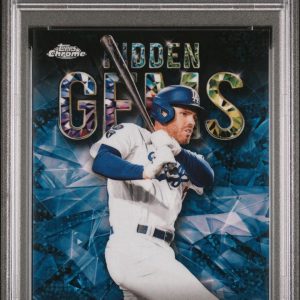 Baseball Topps Freddie Freeman 2023 Topps Chrome Hidden Gems SSP PSA 10