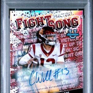 Baseball Bowman Caleb Williams 2022 Bowmans Best University Fight Song Autograph #'D 64/99 PSA 10