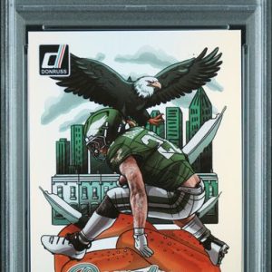 Sports Panini Saquon Barkley 2025 Panini Donruss Downtown PSA 10