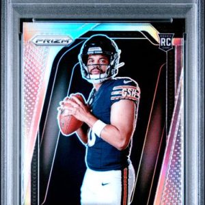 Sports Panini Caleb Williams 2024 Panini Prizm Rookie Variation Silver Prizm PSA 10