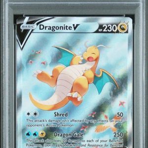 Pokémon Dragonite V PokéMon Evolving Skies Alternate Full Art #192/203 PSA 9