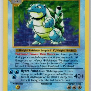 Pokémon Blastoise PokéMon Base Set Shadowless Holo #2/102