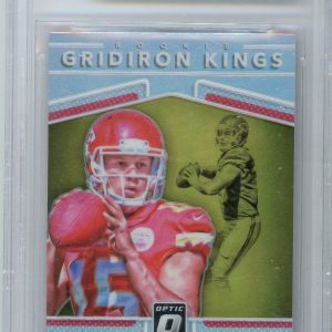Sports Patrick Mahomes 2017 Donruss Optic Rookie Gridiron Kings Silver Prizm Rc BGS 9.5